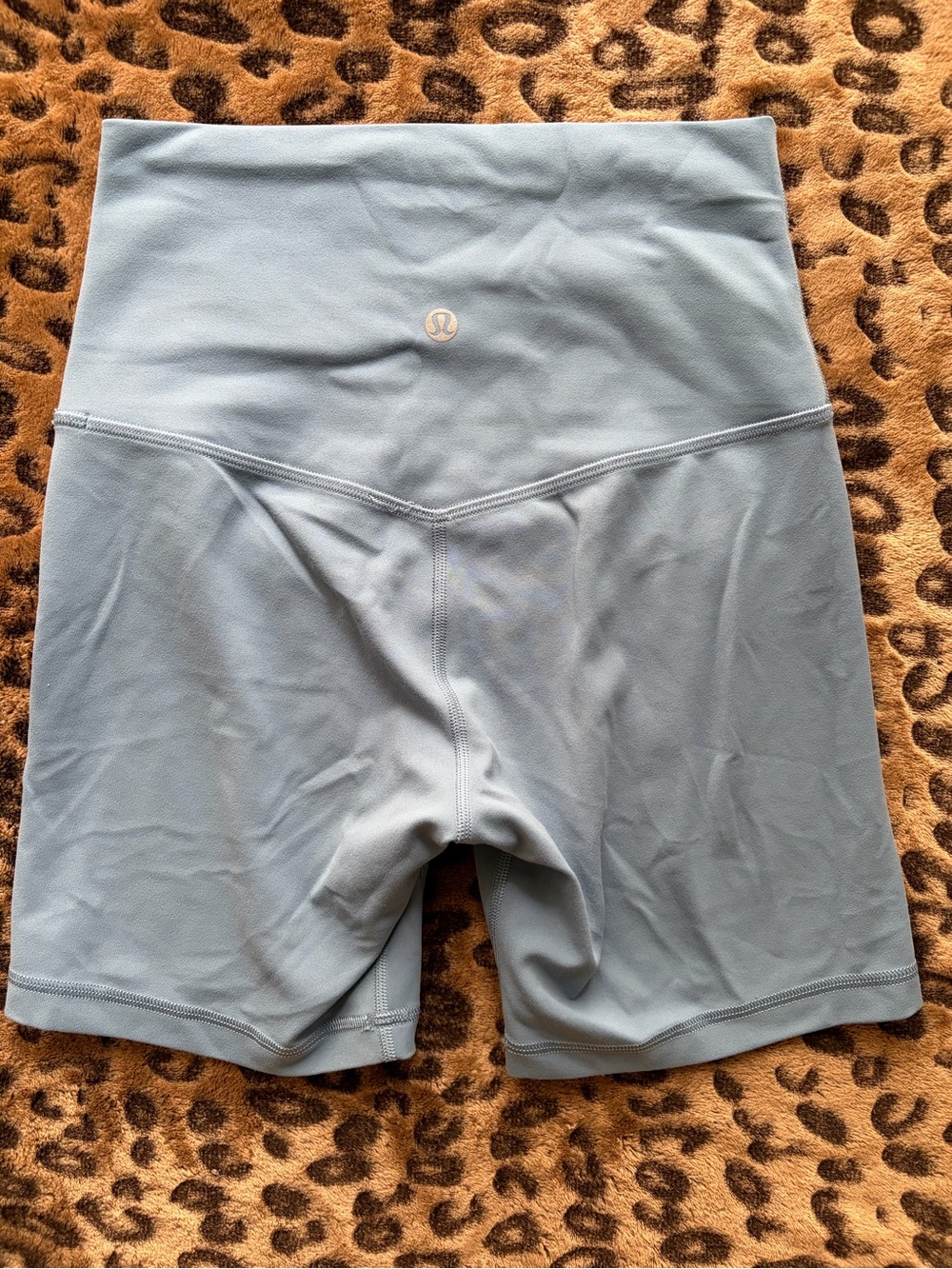 lululemon athletica Light Gray High-Rise Bike Shorts - Picture 2 of 3